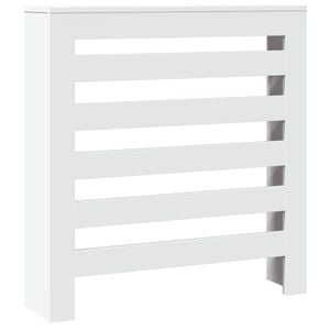 vidaXL Radiator Cover White 78x20x82 cm Engineered Wood