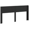 vidaXL Headboard Black PB