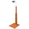 vidaXL Outdoor Shower | Brown and Silvery | Eucalyptus hardwood and steel