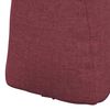 vidaXL Back Pillow Wine Red 80 x 24 x 50 cm Fabric