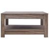 vidaXL Coffee Table 68x68x35 cm Solid Teak Wood