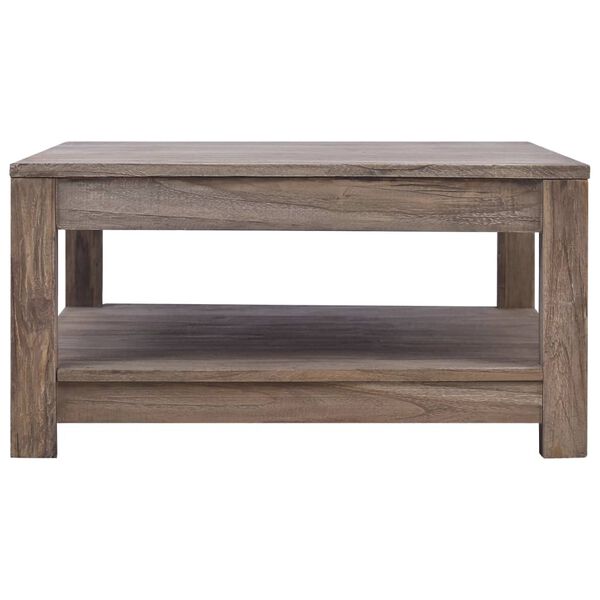 vidaXL Coffee Table 68x68x35 cm Solid Teak Wood