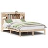vidaXL Bookcase Bed without Mattress 140x190 cm Solid Wood Pine