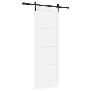 vidaXL Sliding Door ORKDAL 83 x 232 cm Solid Pine Wood White