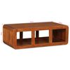 vidaXL Coffee Table Solid Wood with Honey Finish 90x50x30 cm