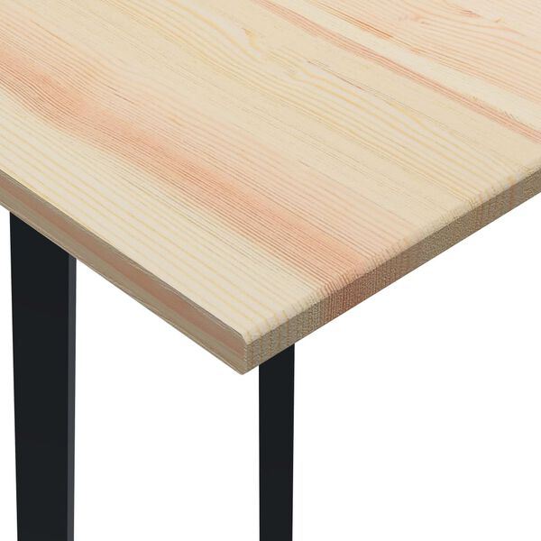 vidaXL Dining Table 220x100x76 cm Pinewood