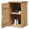vidaXL Bathroom Wall Cabinet OTTA 35x30x55 cm Solid Wood Pine