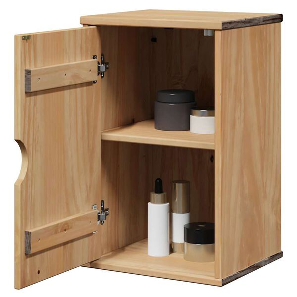 vidaXL Bathroom Wall Cabinet OTTA 35x30x55 cm Solid Wood Pine