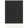 vidaXL Kitchen Cabinet Black Oak 45 x 1.5 x 67 cm Engineered Wood
