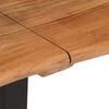 vidaXL Bench 160 cm Solid Wood Acacia and Steel