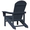 vidaXL Adirondack Chair Navy 74 x 82 x 92cm HDPE