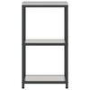 vidaXL Kitchen Storage with Shelf Silver 30 x 50 x 92 cm Steel