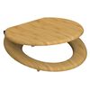 SCH&Uuml;TTE Toilet Seat Soft-close NATURAL BAMBOO