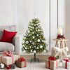vidaXL Artificial Hinged Christmas Tree with Cones Green 120 cm