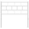 vidaXL Metal Replace Headboard White 80 cm