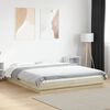 vidaXL Bed Frame without Mattress Sonoma Oak 160x200 cm
