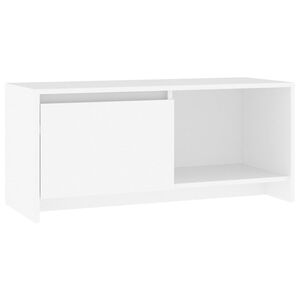vidaXL TV Cabinet White 90x35x40 cm Engineered Wood