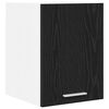 vidaXL Hanging Cabinet Black Oak and White 30 x 31 x 40 cm