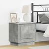vidaXL Bedside Cabinet Concrete Grey 44 x 34.5 x 45 cm Engineered Wood