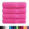 vidaXL Premium Bath Towels "SOLUND" 4 pcs Pink 100x150 cm 600 gsm