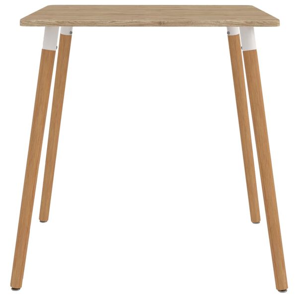 vidaXL 3 Piece Dining Set White