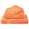 vidaXL Premium Wash Towels SOLUND 2 pcs Orange 30x30 cm 600 gsm