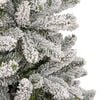 vidaXL Artificial Christmas Tree Green and White 300 cm PVC and Metal