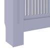 vidaXL Radiator Cover 2 pcs Grey 205 x 20.5 x 81.5cm Engineered Wood