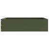 vidaXL Lawn Edging Olive green 50 x 50 x 13 cm Steel