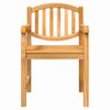 vidaXL Garden Chairs 2 pcs 58x59x88 cm Solid Wood Teak