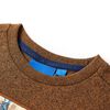 Kids' T-shirt with Long Sleeves Cognac Melange 104