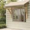 vidaXL Door Canopy 200x100x100 cm Solid Pinewood