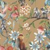 Noordwand Wallpaper Exotic Monkeys Gold
