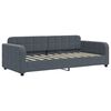 vidaXL Daybed with Trundle without Mattress Dark Grey 90x190 cm Single