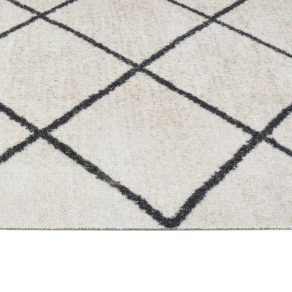 vidaXL Kitchen Rug Washable Square 45x150 cm Velvet