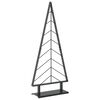 vidaXL Metal Christmas Tree with Stand KUOPIO 125 cm Steel Black