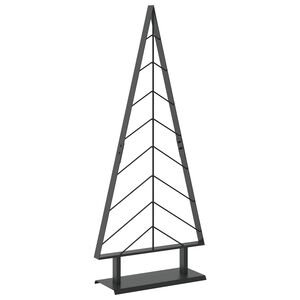 vidaXL Metal Christmas Tree with Stand KUOPIO 125 cm Steel Black