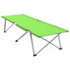 vidaXL Folding Camping Bed Folding 2 pcs Dark green 62 x 194 x 42 cm