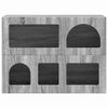 vidaXL Sideboard Grey Sonoma 80.5 x 35 x 59 cm Engineered Wood