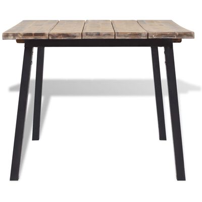 vidaXL Dining Table Solid Acacia Wood 170x90x75 cm