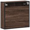 vidaXL Bathroom Mirror Cabinet Brown Oak 65x20x60 cm Engineered Wood