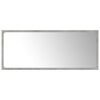 vidaXL Bathroom Mirror Concrete Grey 90x1.5x37 cm Engineered Wood