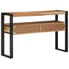 vidaXL Console Table Brown 120 x 33 x 75 cm Solid Acacia Wood