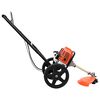 vidaXL Brush Cutter with Wheels Orange 52 cc 1.45 kW