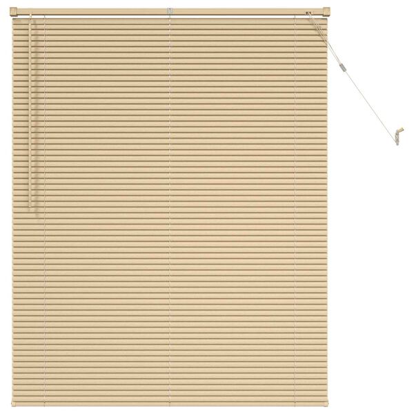 vidaXL Venetian Blind Manual Light Brown with Pattern 150 x 120 cm PVC