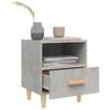 vidaXL Bedside Cabinets 2 pcs Concrete Grey 40x35x47 cm