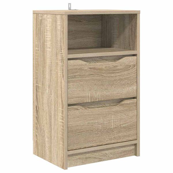 vidaXL Bedside Table Sonoma Oak 40 x 30 x 467 cm Engineered Wood