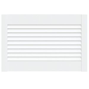 vidaXL Cabinet Door Louvred Design White 39.5x59.4 cm Solid Wood Pine
