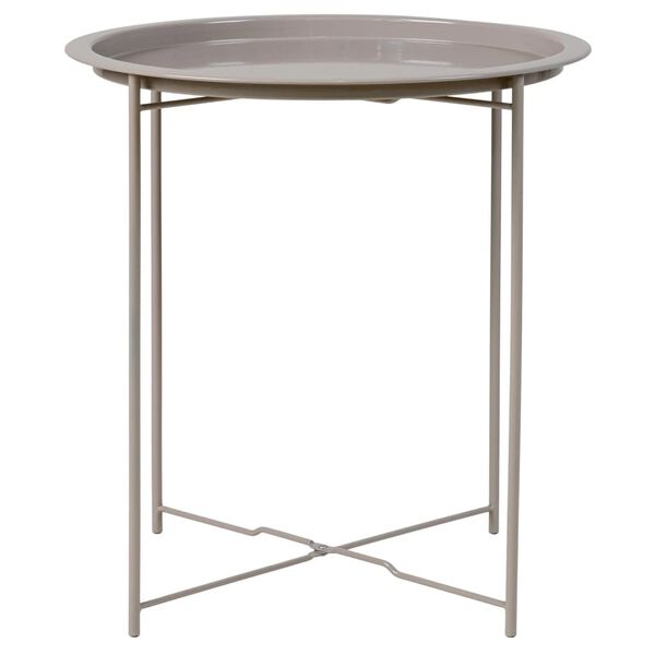 House Nordic Side Table Anne 47 cm Round Grey Beige