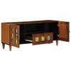 vidaXL TV Cabinet with Drawer Walnut 105 x 33 x 46 cm Solid Mango Wood